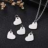 Anti-Tarnish 304 Stainless Steel Stamping Blank Tag Charms STAS-I311-19P-7