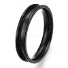 201 Stainless Steel Grooved Finger Ring Settings RJEW-TAC0017-4mm-03B-2