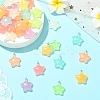 7 Colors Luminous Transparent Resin Pendants RESI-YW0005-24B-5
