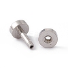 Non-Tarnish 304 Stainless Steel Ear Plugs Gauges EJEW-G317-01B-P-3