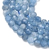 Natural Devil Blue Aquamarine Beads Strands LS-G-P629-A03-03-4