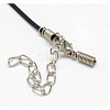 Black Rubber Necklace Cord Making LS-RCOR-D002-B-3