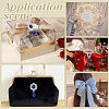 16Pcs Alloy Rhinestone Cabochons FIND-FG0004-26B-5