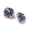 Baking Paint Glass Enamel Beads LAMP-S080-03C-3