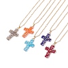 Sparkling Cross Pendant Necklace for Women X1-NJEW-TA00015-1