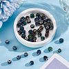 50Pcs 2 Styles Glass European Beads GLAA-PA0001-43-4