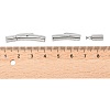 Tarnish Resistant 316 Surgical Stainless Steel Bayonet Clasps LS-STAS-I013-3mm-3