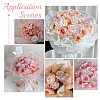 16 Yards 2 Colors Organza Flower Bouquet Wrapping Mesh Paper DIY-UN0007-72-5