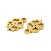 Ion Plating(IP) 304 Stainless Steel Charms STAS-D051-55G-3