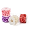 10M Acrylic Imitation Pearl Beaded Trim Garland Strand AJEW-YW0001-46-2