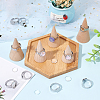 DIY Blank Dome Adjustable Ring Making Kit STAS-DC0010-83-5