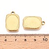 304 Stainless Steel Pendant Cabochon Settings STAS-T067-19G-3