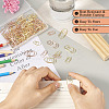 200Pcs 4 Style Carbon Steel Paper Clips FIND-TA0002-17-9
