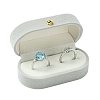 1Pc Rectangle Velvet Couple Rings Boxes CON-YW0001-96A-1