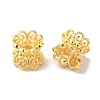 Rack Plating Double Side Brass Bead Caps KK-K381-17G-01-1