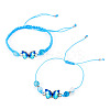 Adjustable Nylon Braided Bead Bracelets BJEW-TA00481-1