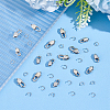 16Pcs 2 Size 304 Stainless Steel Lobster Claw Clasps STAS-UN0040-76B-3