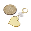 Acrylic Heart Pendant Decoration HJEW-JM01306-3