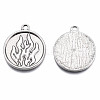 Tibetan Style Alloy Pendant Enamel Settings PALLOY-S120-286-NR-3