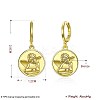 Brass Dangle Hoop Earrings EJEW-BB31950-6