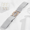 1Pc Polyester Elastic Corset Belts with Alloy Ring Buckle AJEW-LP0007-41A-1