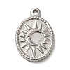 Non-Tarnish 304 Stainless Steel Pendants STAS-R223-21-1