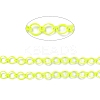 Eco-Friendly Alloy Spray Painted Link Chains LCHA-H005-01J-2