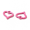 Spray Painted 201 Stainless Steel Charms STAS-G304-14B-2