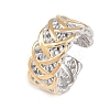 304 Stainless Steel Cuff Open Rings RJEW-H267-02GP-2