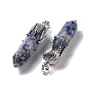 Natural & Synthetic Gemstone Big Pointed Pendants G-E059-03AS-4