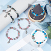 DIY Ocean Theme Stretch Bracelet Making Kit DIY-SC0021-55-4
