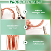 Round Copper Wires CWIR-WH0007-17A-C-4
