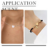 4Pcs 2 Colors Stainless Steel Beads STAS-TA0002-73-7
