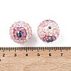 Round Resin Rhinestone Beads OACR-Z035-01A-3