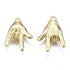 Rack Plating Alloy Pendants LS-PALLOY-T077-130LG-RS-4