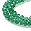 Electroplate Glass Beads Strands EGLA-A034-T2mm-L12-3