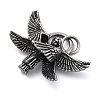 304 Stainless Steel Pendants STAS-P367-03AS-2