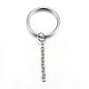 Tarnish Resistant 304 Stainless Steel Split Key Rings STAS-G085-06-1