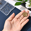 12Pcs 3 Styles Sterling Silver Round Ball Stud Earring Findings FIND-BBC0004-60-3