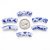 Opaque Spray Painted Acrylic Beads MACR-S372-002F-B05-3