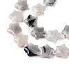 Natural Grey Labradorite Beads Strands G-T138-184-3
