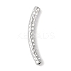 304 Stainless Steel Curved Tube Beads STAS-M071-03A-P-2