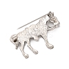 Zinc Alloy Crystal Rhinestone Brooch LS-JEWB-U010-04P-03-2