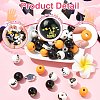 Graduation Season Theme DIY Round Natural Wood Beads & Jute Cord Pendant Making Kits DIY-CJ0002-71-3
