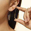 304 Stainless Steel Hoop Earrings For Women EJEW-Z090-01G-1