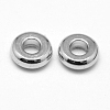 Brass Flat Round Spacer Beads KK-M085-A-12P-NR-2