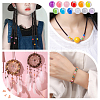 600Pcs 12 Colors Transparent Resin Beads RESI-GO0001-07-5