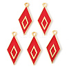 Alloy Enamel Pendants X-ENAM-N054-34D-RS-1