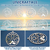 16Pcs 4 Styles 201 Stainless Steel Pendants STAS-UN0061-14-5