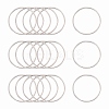 Tarnish Resistant 304 Stainless Steel Linking Ring STAS-T047-15B-1
